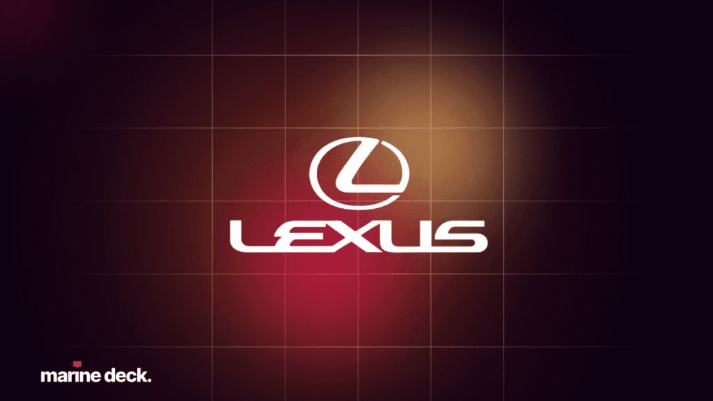 Video Culture Client Marine Deck sur la scène Cannes pour Lexus